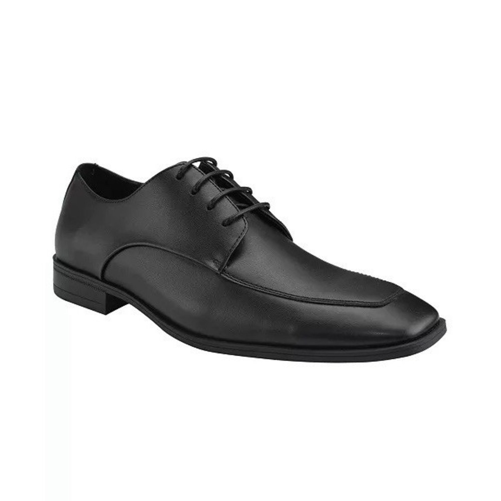Calvin Klein Mens Malley 2 Black Leather Oxfords 11.5 Medium CMMALLEY2